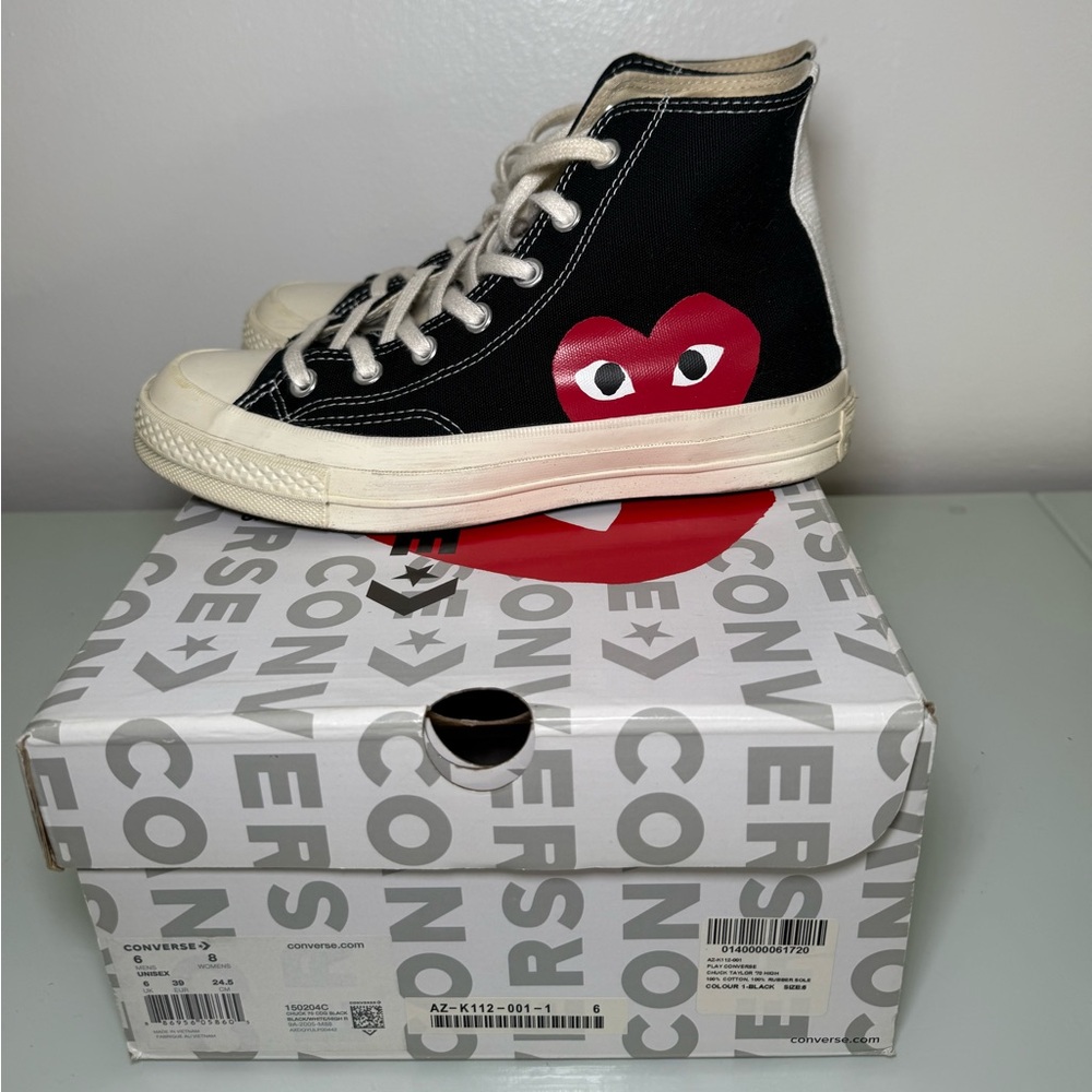 150204C Converse Chuck Taylor All Star 70 Hi CDG Black [USED] - 6M- $40